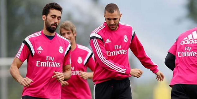 Benzema trained with his team on Sunday